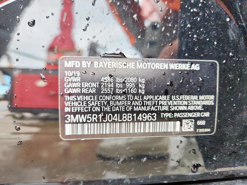 2020 BMW 330I - 3MW5R1J04L8B14963