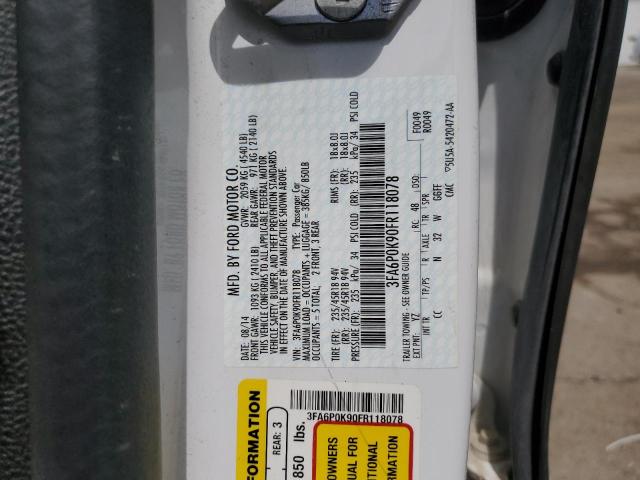 2015 FORD FUSION TIT - 3FA6P0K90FR118078