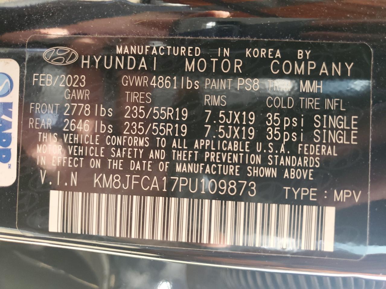 Hyundai Tucson sel 2023