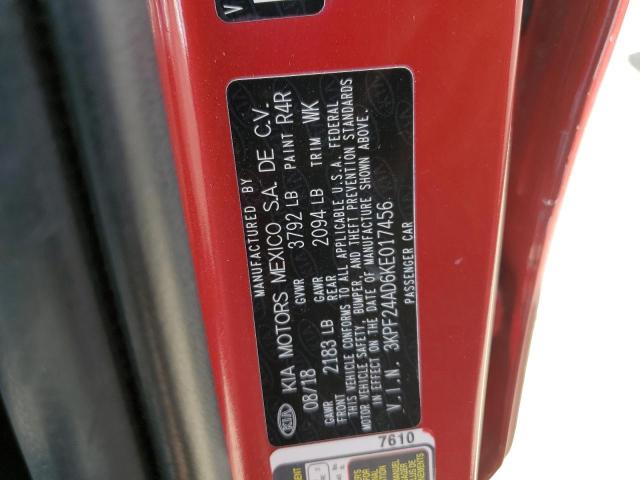 2019 KIA FORTE FE 3KPF24AD6KE017456