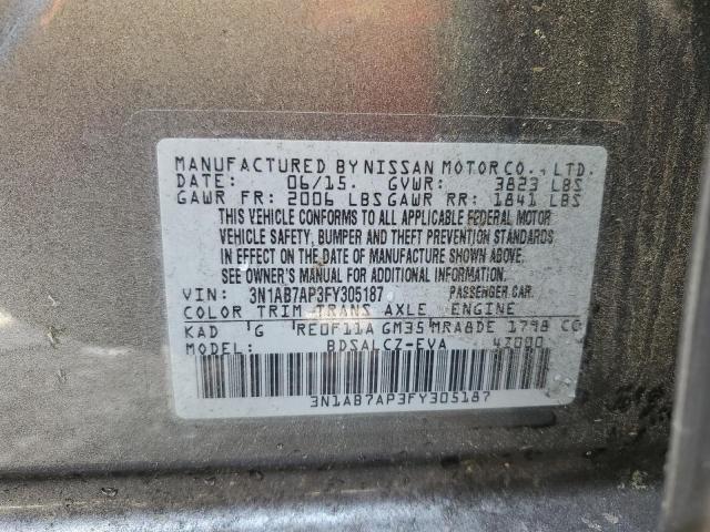 2015 NISSAN SENTRA S - 3N1AB7AP3FY305187
