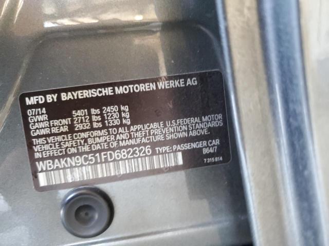 2015 BMW 550 I WBAKN9C51FD682326