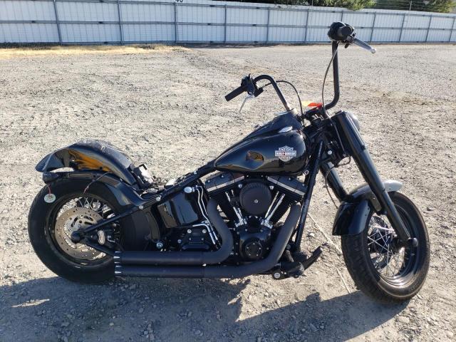 HARLEY-DAVIDSON FLS SOFTAI 2017 black  gas 1HD1JRV35HB040078 photo #1