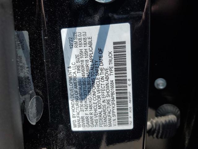 2023 HONDA RIDGELINE 5FPYK3F84PB016684