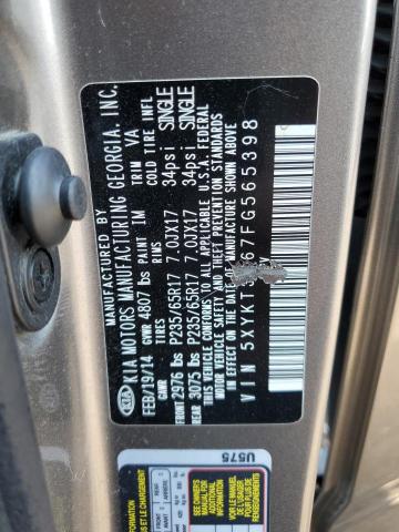 2015 KIA SORENTO LX - 5XYKT3A67FG565398