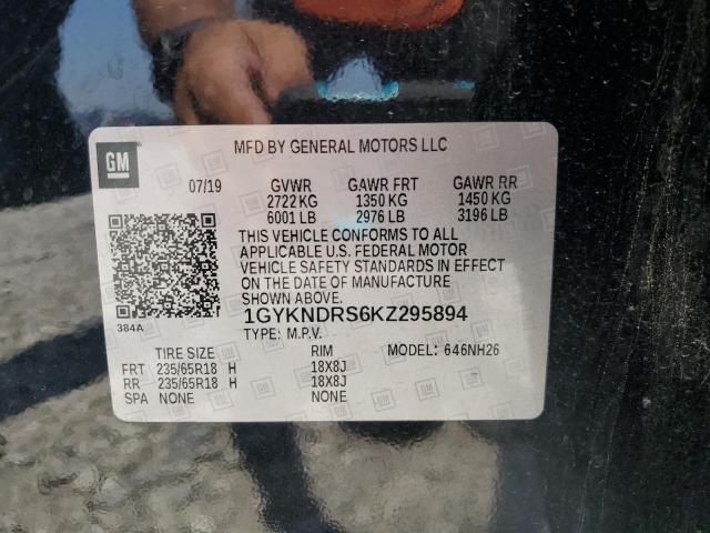 2019 CADILLAC XT5 LUXURY #3262193589