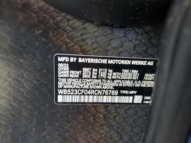 2024 BMW IX XDRIVE5 WB523CF04RCN76769