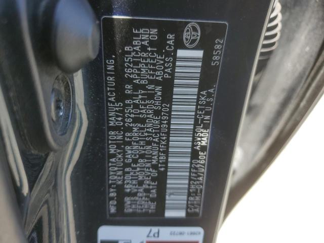 2015 TOYOTA CAMRY LE - 4T1BF1FK4FU949702