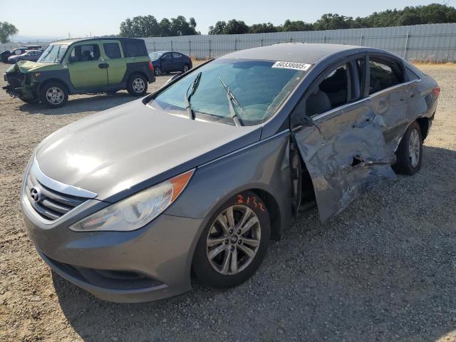 HYUNDAI SONATA GLS 2014 gray  gas 5NPEB4AC9EH924799 photo #1