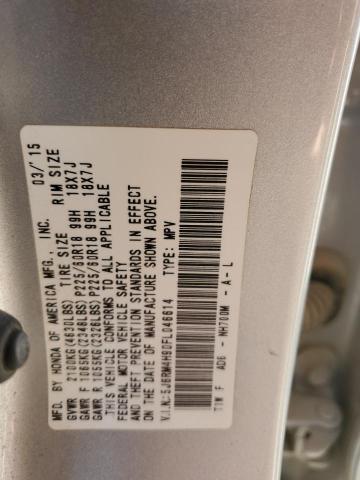 2015 HONDA CR-V TOURI 5J6RM4H90FL046614