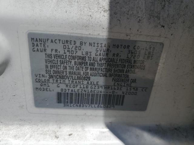 2020 NISSAN VERSA S - 3N1CN8DV7LL860829