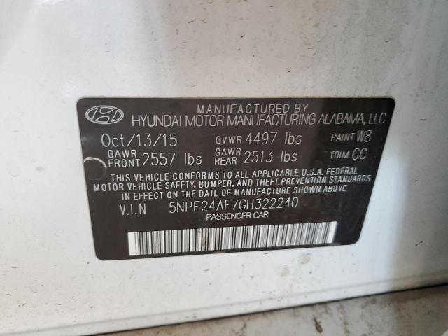 2016 HYUNDAI SONATA SE - 5NPE24AF7GH322240
