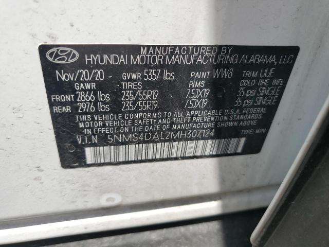 2021 HYUNDAI SANTA FE L 5NMS4DAL2MH307124