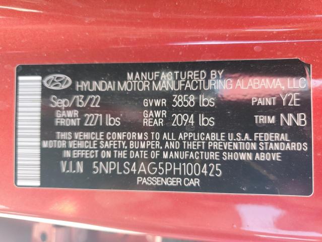 2023 HYUNDAI ELANTRA SE - 5NPLS4AG5PH100425