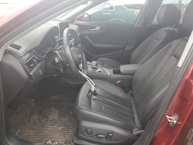 2019 AUDI A4 PREMIUM WAUENAF48KN013458