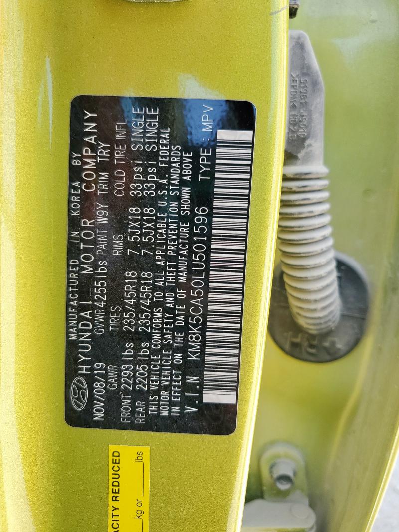 2020 HYUNDAI KONA ULTIM - KM8K5CA50LU501596
