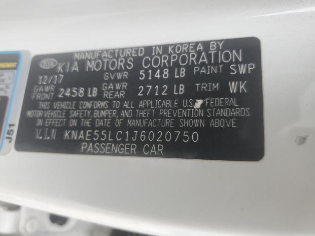 2018 KIA STINGER GT KNAE55LC1J6020750