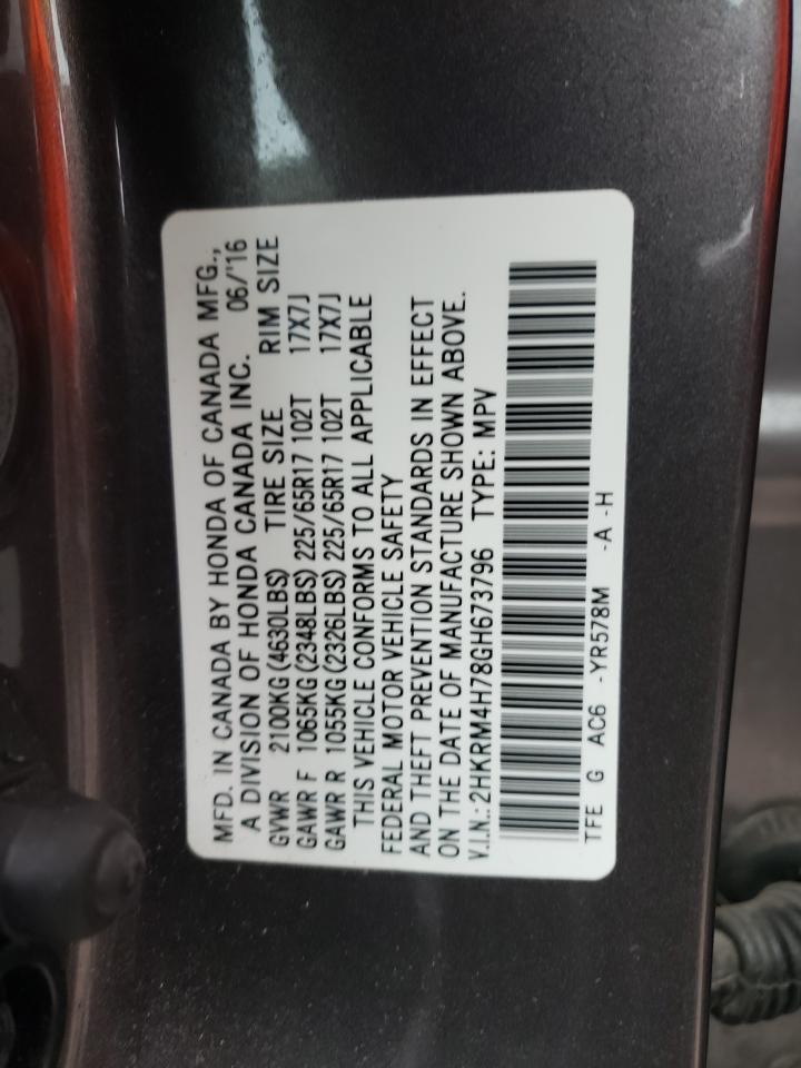 Honda Cr-v exl 2016