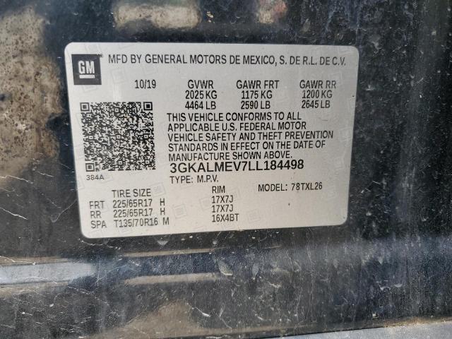 2020 GMC TERRAIN SL 3GKALMEV7LL184498