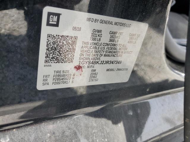 2018 CADILLAC ESCALADE L 1GYS4BKJ2JR347349