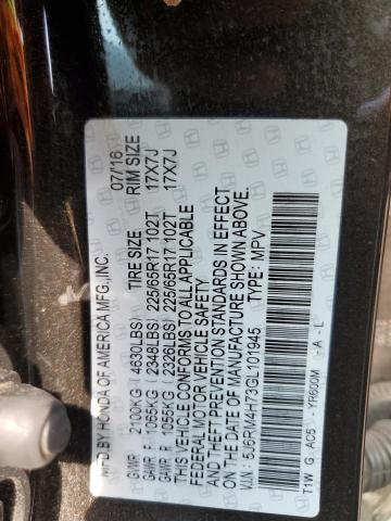 2016 HONDA CR-V EXL - 5J6RM4H73GL101945
