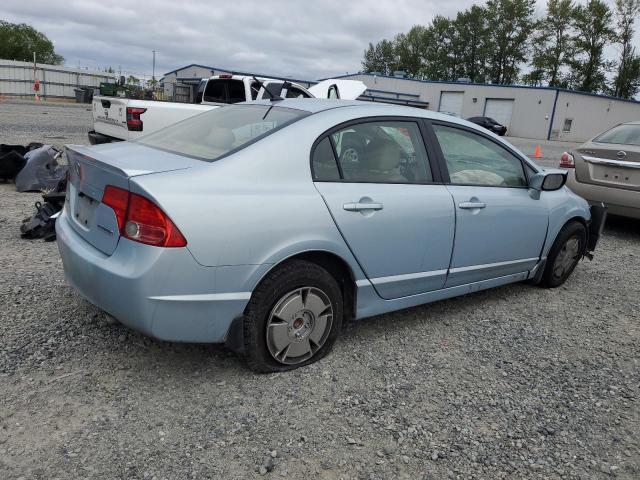 HONDA CIVIC HYBR 2006 blue  hybrid engine JHMFA36266S002686 photo #4