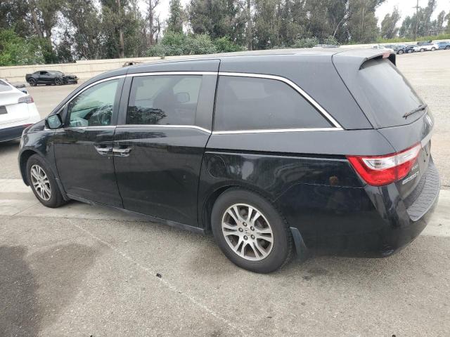 HONDA ODYSSEY EX 2012 black  gas 5FNRL5H62CB121462 photo #3