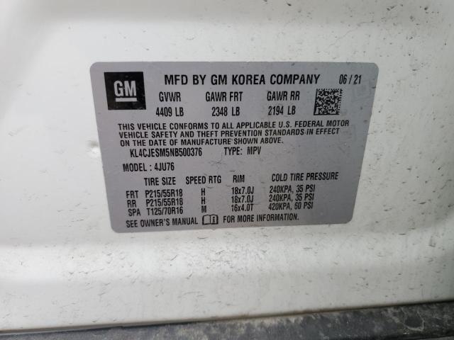 2022 BUICK ENCORE PRE - KL4CJESM5NB500376