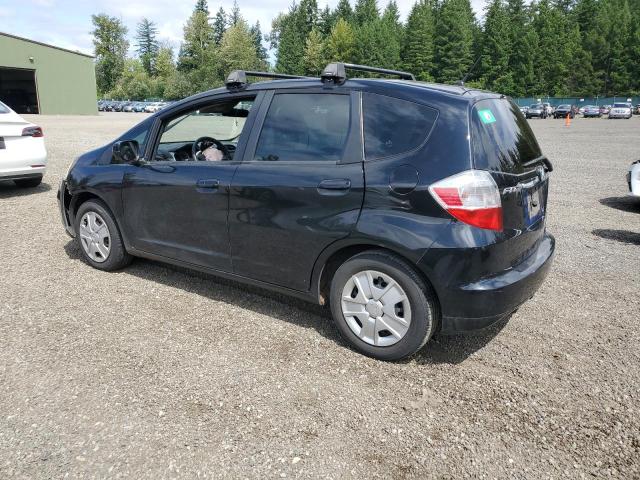 HONDA FIT 2013 black hatchbac gas JHMGE8G37DC075389 photo #3