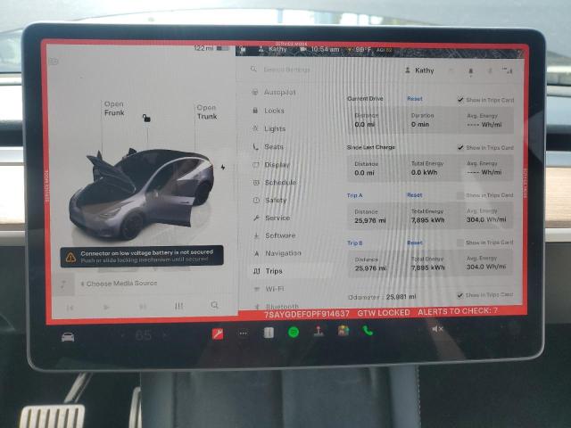 2023 TESLA MODEL Y 7SAYGDEF0PF914637