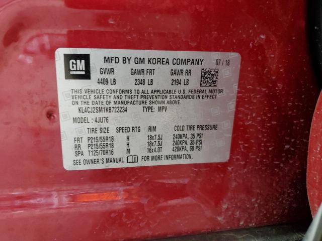2019 BUICK ENCORE SPO - KL4CJ2SM1KB723234