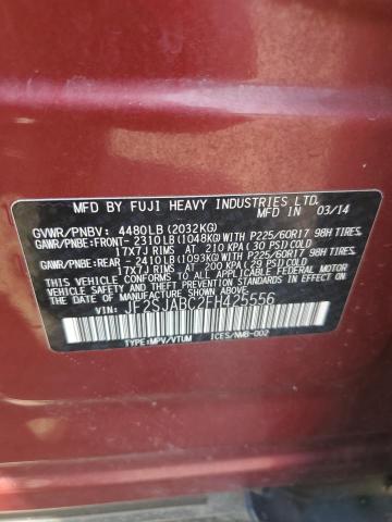 2015 SUBARU FORESTER 2 JF2SJABC2FH425556