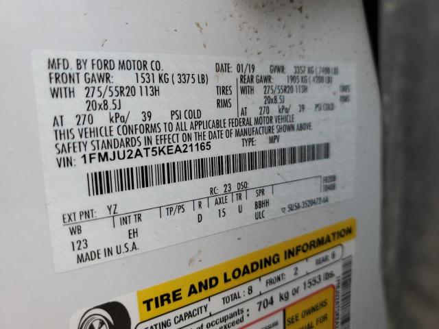 2019 FORD EXPEDITION - 1FMJU2AT5KEA21165