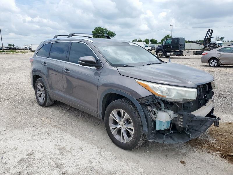 Vin: 5tdkkrfh7fs112885, lot: 59512255, toyota highlander xle 20154