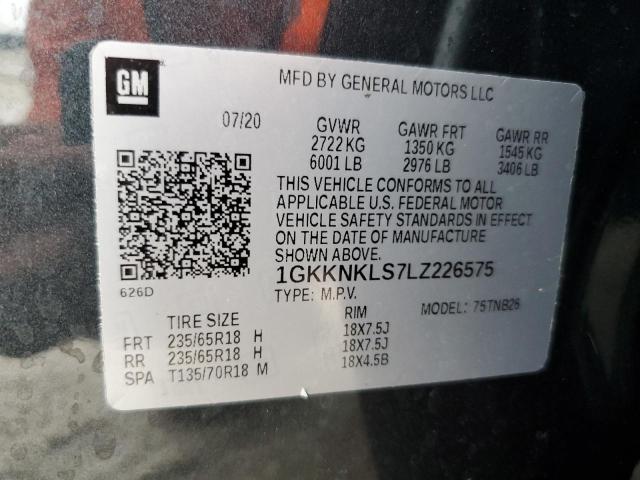 2020 GMC ACADIA SLE 1GKKNKLS7LZ226575