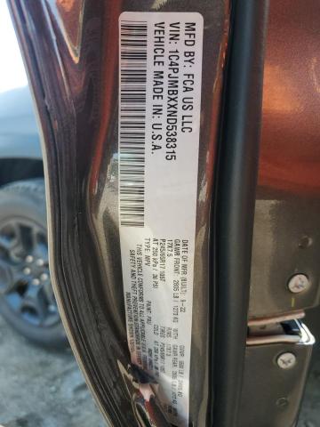 2022 JEEP CHEROKEE T - 1C4PJMBXXND538315