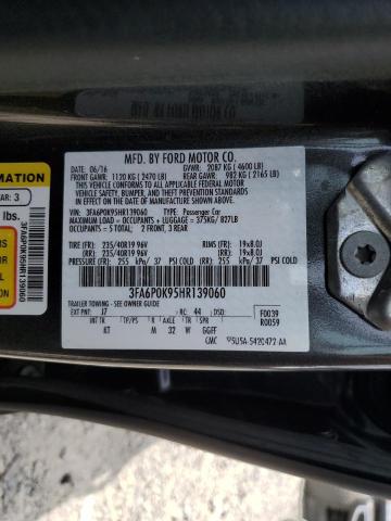 2017 FORD FUSION TIT 3FA6P0K95HR139060