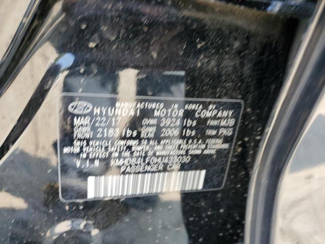 2017 HYUNDAI ELANTRA SE - KMHD84LF0HU433030