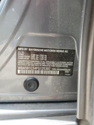 2015 BMW 535 I WBA5B1C54FG125397