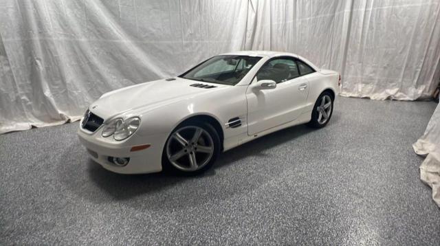 MERCEDES-BENZ SL 550 2007 white roadster gas WDBSK71FX7F129349 photo #3