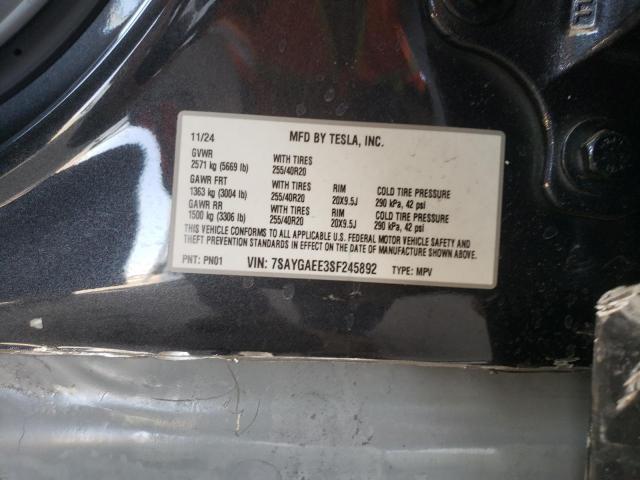 2025 TESLA MODEL Y 7SAYGAEE3SF245892