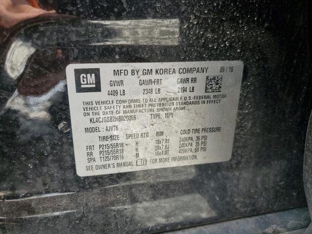 2017 BUICK ENCORE ESS KL4CJGSB2HB020066