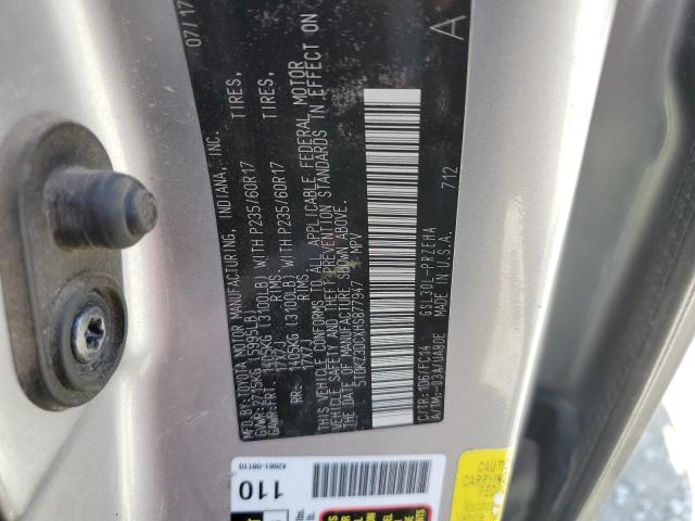 2017 TOYOTA SIENNA - 5TDKZ3DCXHS877947