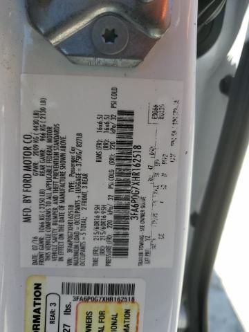 2017 FORD FUSION S - 3FA6P0G7XHR162518