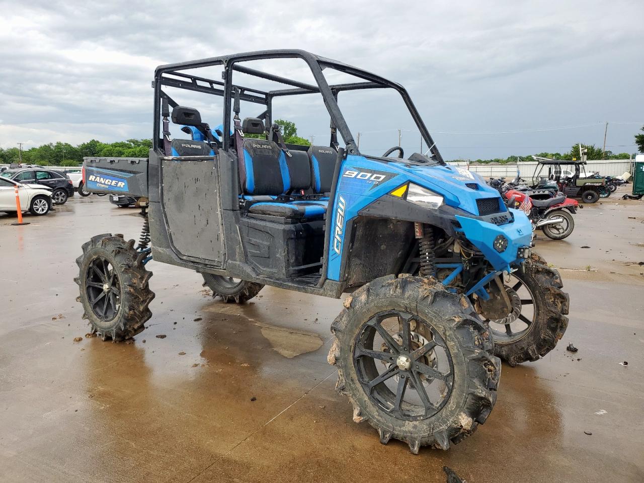  Salvage Polaris Ranger Cre