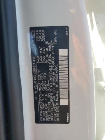 2016 VOLVO XC90 T6 YV4A22PK7G1077225
