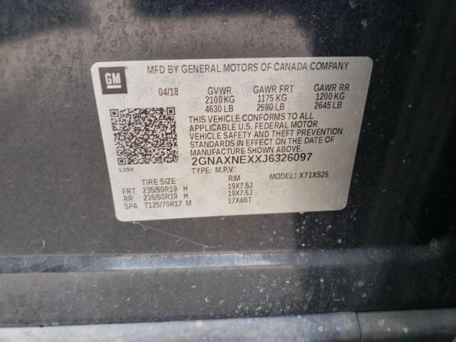 2018 CHEVROLET EQUINOX PR 2GNAXNEXXJ6326097