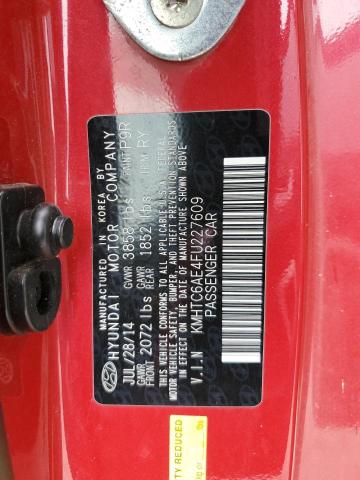 2015 HYUNDAI VELOSTER TURBO - KMHTC6AE4FU227609