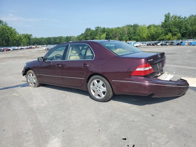 LEXUS LS 430 2004 maroon  gas JTHBN36F640163456 photo #3