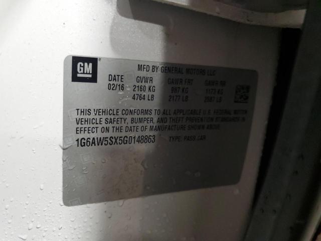 1g6aw5sx5g0148863 - 2016 Cadillac CTS - #61611945
